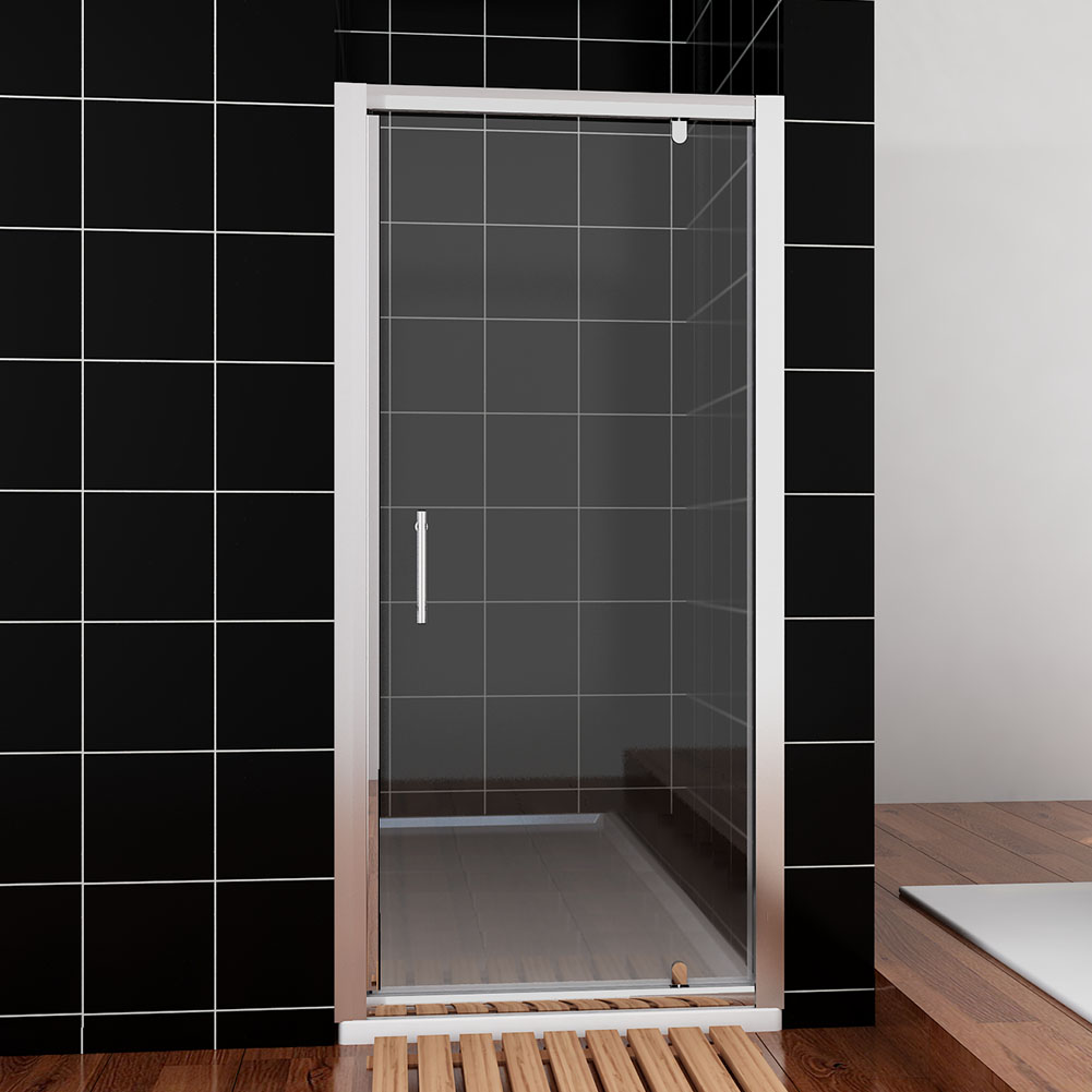 SemiFrameless Shower Screen Pivot Door 1200X900mm With Adjustable
